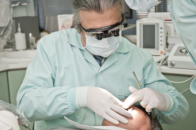 zubní oddělení, péče